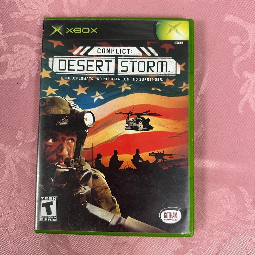Conflict Desert Storm‎ Microsoft Xbox Original 2002 Tactical Shooter CIB NTSC
